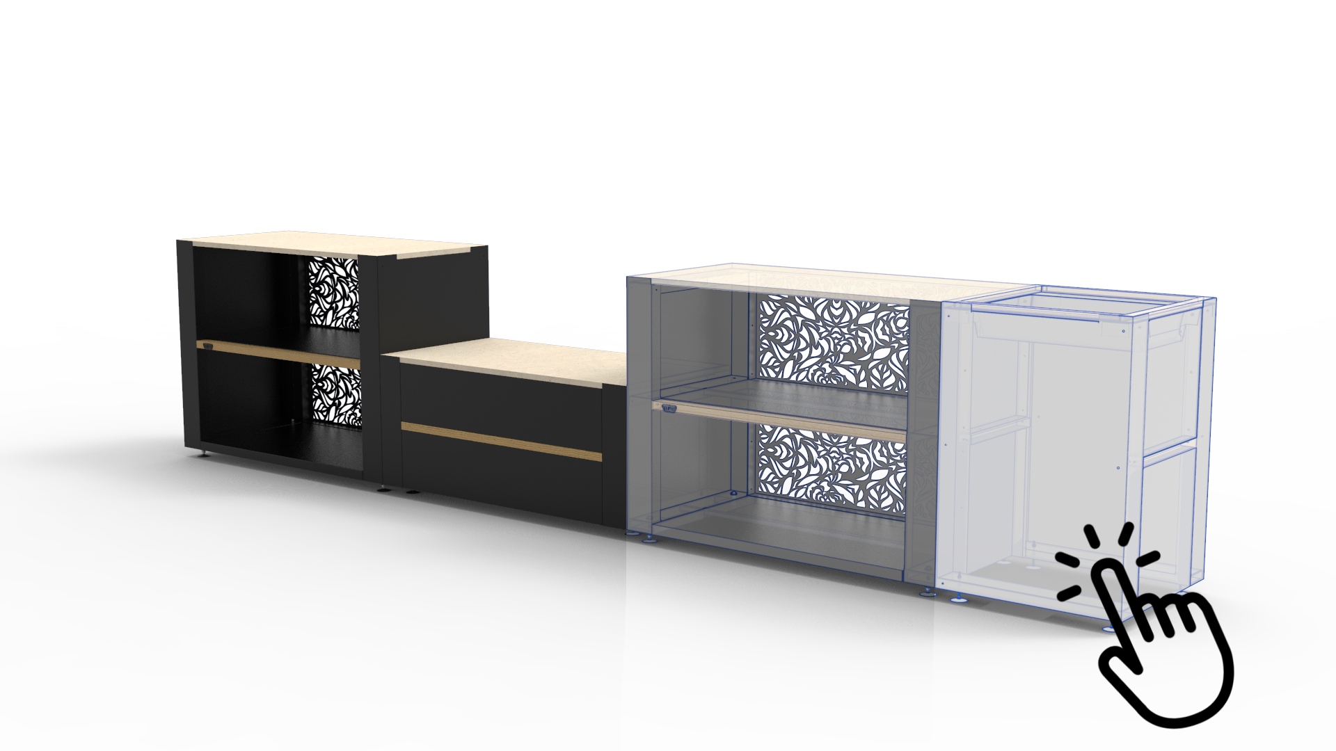 Outdoor kitchen configurator